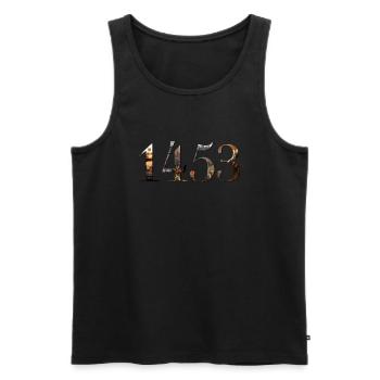 Istanbul - Männer Premium Bio Tank Top - Schwarz - Vorne - AI Model Male 178 light (178cm)