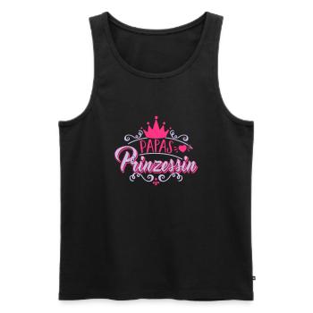 Daddy's Princess - Crown - baby - child - gift - Men's Premium Organic Tank Top - black - Front - Michal (187cm)