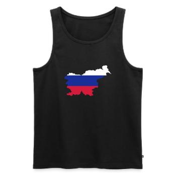 Slowenien - Männer Premium Bio Tank Top - Schwarz - Vorne - Michal (187cm)