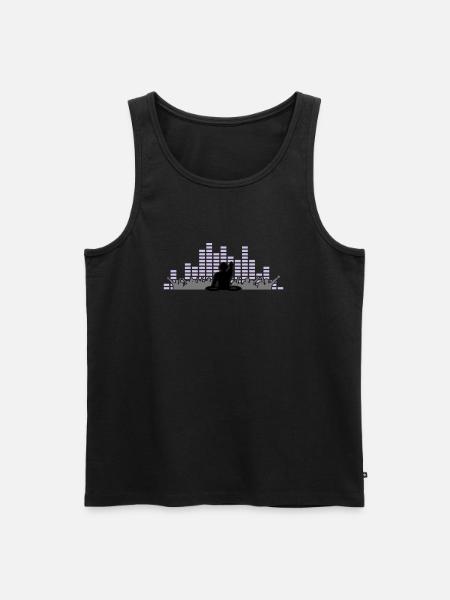 Musik - DJ Party - Männer Premium Bio Tank Top - Schwarz