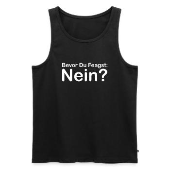 Fun Spaß Lustige - Männer Premium Bio Tank Top - Schwarz - Vorne - Michal (187cm)
