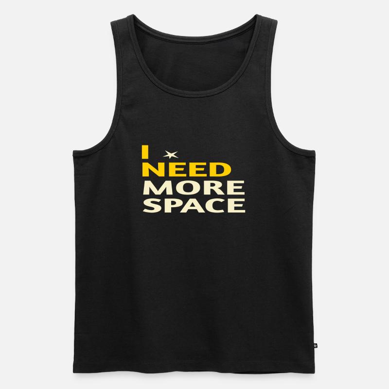 Freiräume - Ironischer Spruch - Männer Premium Bio Tank Top - Schwarz