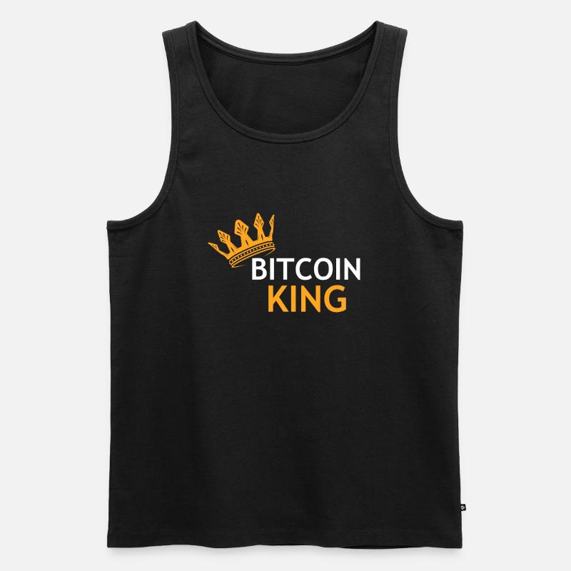 Crypto Bitcoin Trading - Männer Premium Bio Tank Top - Schwarz