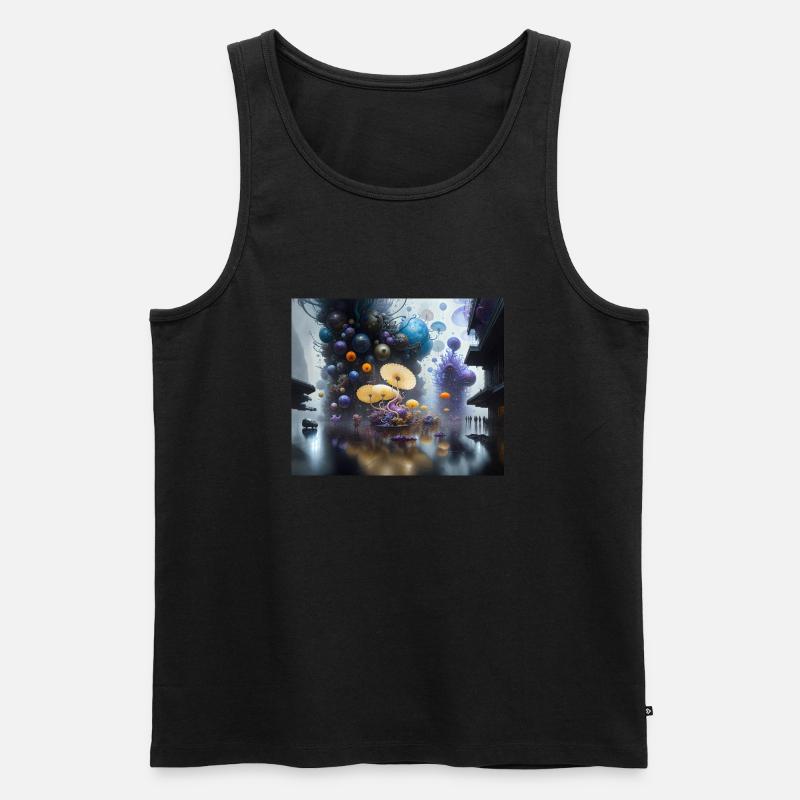 Reise in Actarus #8 - Männer Premium Bio Tank Top - Schwarz