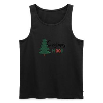 Christmas mood - Débardeur bio Premium Homme - noir - Devant - AI Model Male 178 light (178cm)