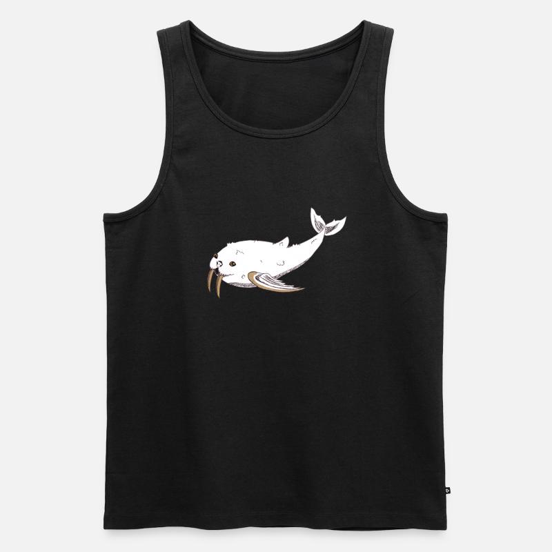 Morleine - Männer Premium Bio Tank Top - Schwarz