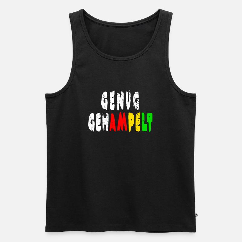 Hampel Ampel Protest - Männer Premium Bio Tank Top - Schwarz