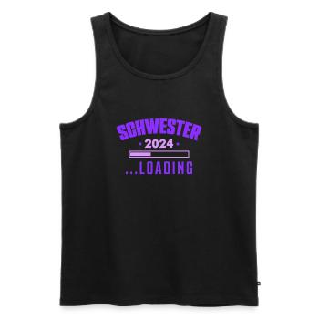Sister 2024 - Men's Premium Organic Tank Top - black - Front - Michal (187cm)
