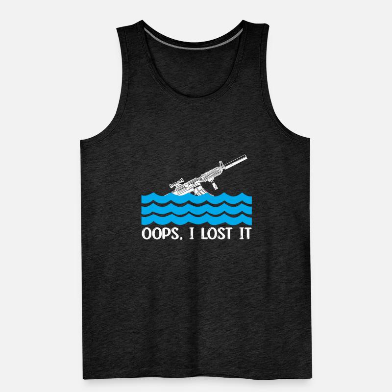 Oops I lost it 2nd amendment Men's Premium Organic Tank Top