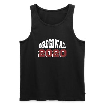 Original 2020 - Débardeur bio Premium Homme - noir - Devant - Michal (187cm)