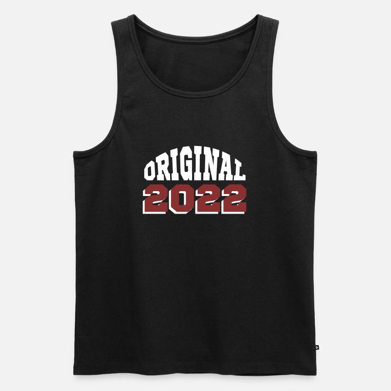 Ursprünglich: 2022 - Männer Premium Bio Tank Top - Schwarz