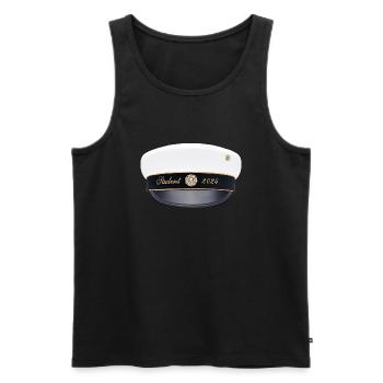 Abschlussfeier 2024 Abiturfeier - Männer Premium Bio Tank Top - Schwarz - Vorne - Michal (187cm)