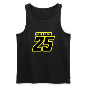 Mallorca 2025 Trikot - Männer Premium Bio Tank Top - Schwarz - Vorne - Michal (187cm)