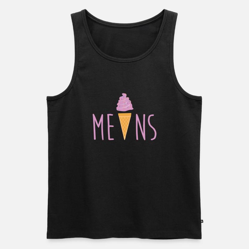 Eis Eis Baby. - Männer Premium Bio Tank Top - Schwarz