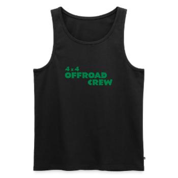 4x4 Offroad Crew Team-Shirt - Männer Premium Bio Tank Top - Schwarz - Vorne - AI Model Male 178 light (178cm)