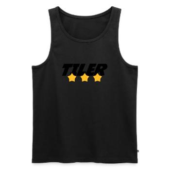 Fliesenleger / Bau / Fliesen / Maurer - Männer Premium Bio Tank Top - Schwarz - Vorne - AI Model Male 178 light (178cm)