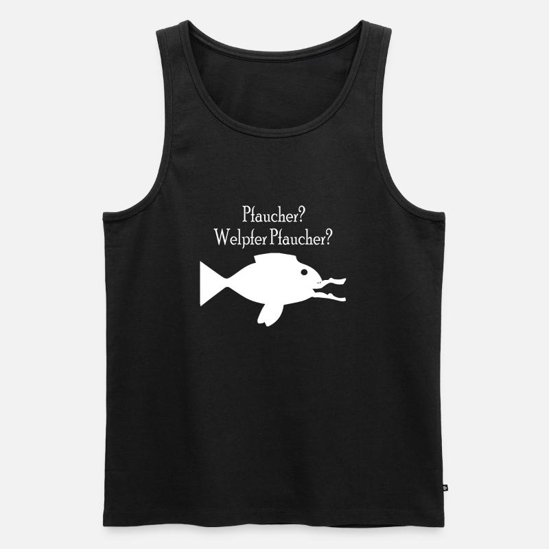 Diving Dive tauchen - Männer Premium Bio Tank Top - Schwarz