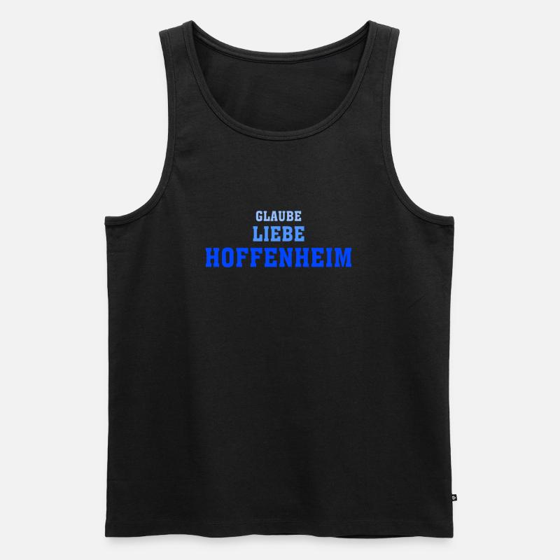 Hoffenheim im Kraichgau - Männer Premium Bio Tank Top - Schwarz