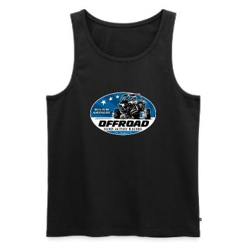 Autocross - Buggy - 4x4 - Offroad - Men's Premium Organic Tank Top - black - Front - AI Model Male 178 light (178cm)