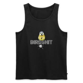 Birdshit großartig - Männer Premium Bio Tank Top - Schwarz - Vorne - AI Model Male 178 light (178cm)