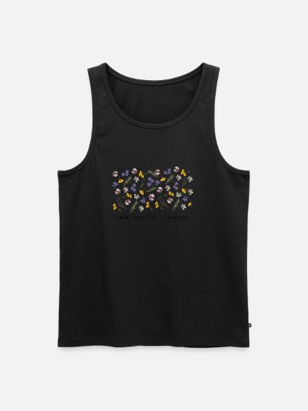 Grow positive thoughts - Men's Premium Organic Tank Top - black