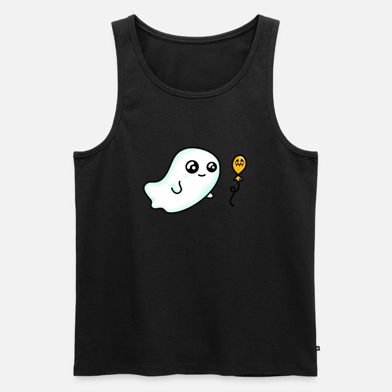 FANTOM KAWAII - Männer Premium Bio Tank Top - Schwarz