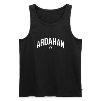 Ardahan 75 Türkei Turkiye Geschenk Ardahanli TR - Männer Premium Bio Tank Top - Schwarz - Vorne - AI Model Male 178 light (178cm)