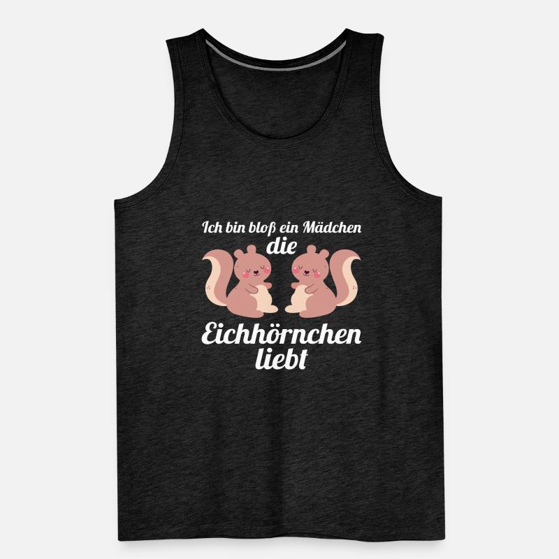 Eichhörnchen Mädchen Nagetier Geschenk Männer Premium Bio Tank Top
