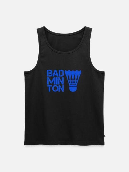 Badminton badminton - Men's Premium Organic Tank Top - black