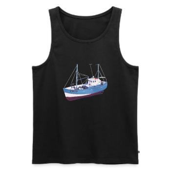 chalutier - Männer Premium Bio Tank Top - Schwarz - Vorne - AI Model Male 178 light (178cm)