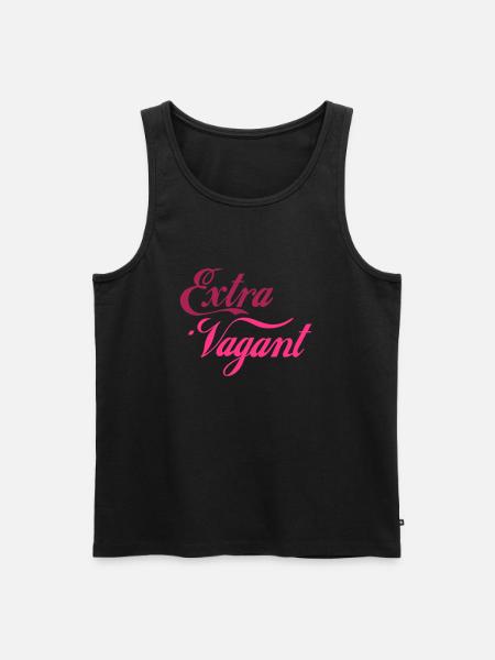 Extra Vagant - Männer Premium Bio Tank Top - Schwarz