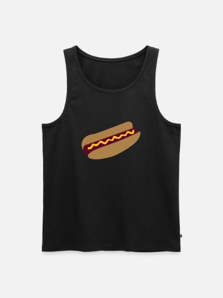 Hot dog - Débardeur bio Premium Homme - noir