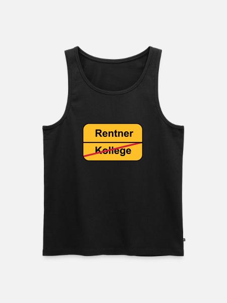 Pensionierung - Männer Premium Bio Tank Top - Schwarz