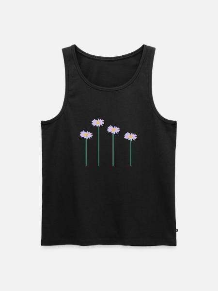 blumen - Men's Premium Organic Tank Top - black