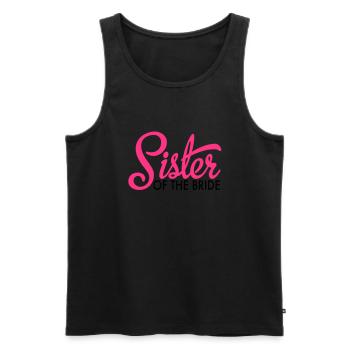 bride - Männer Premium Bio Tank Top - Schwarz - Vorne - AI Model Male 178 light (178cm)