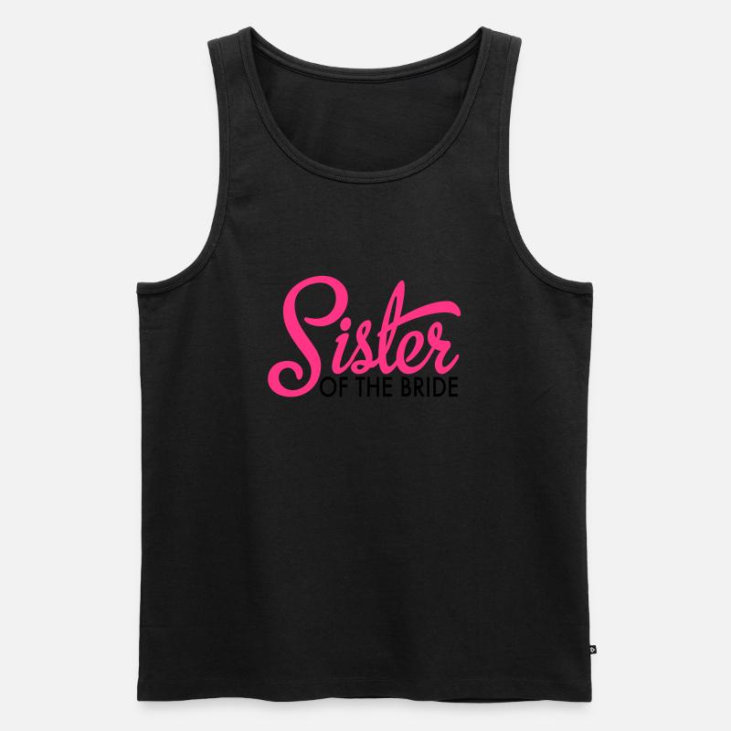 bride - Männer Premium Bio Tank Top - Schwarz