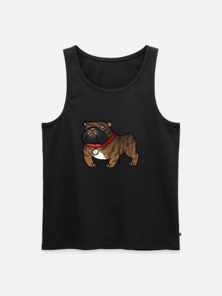 Köbi Comicstyle transparent - Männer Premium Bio Tank Top - Schwarz
