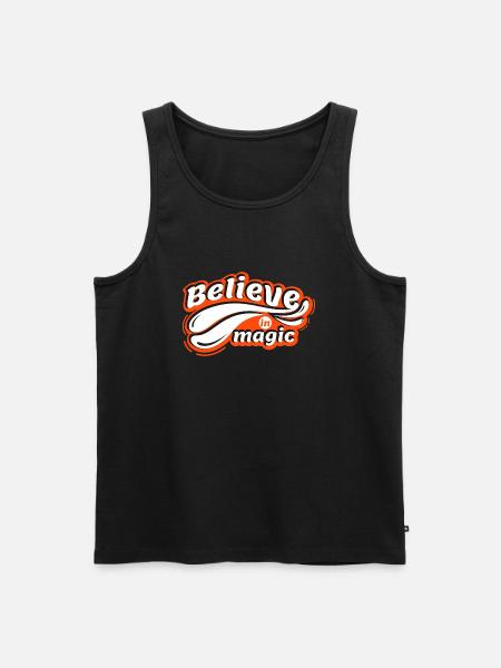 Believe in magic - Men's Premium Organic Tank Top - black