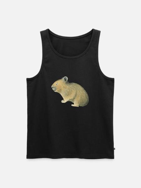 Pika - Männer Premium Bio Tank Top - Schwarz