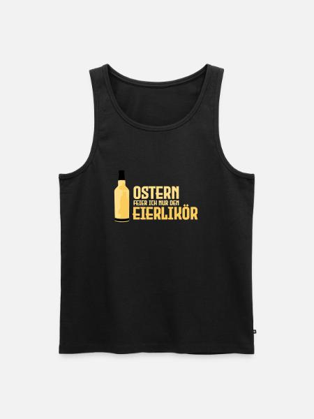 Ostern Eierlikör Feiern - Männer Premium Bio Tank Top - Schwarz