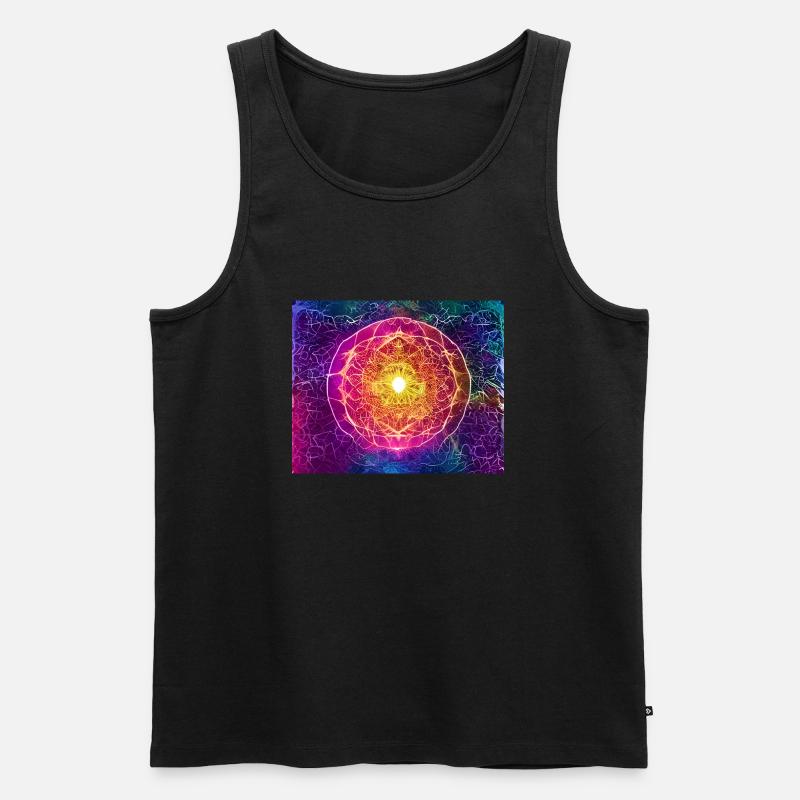 Bewusstseins-Matrix - Männer Premium Bio Tank Top - Schwarz