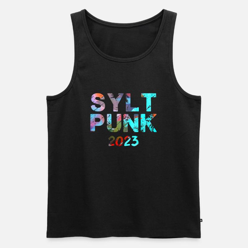 sylt punksylt punk,punk,punks,sylt,graffiti - Männer Premium Bio Tank Top - Schwarz