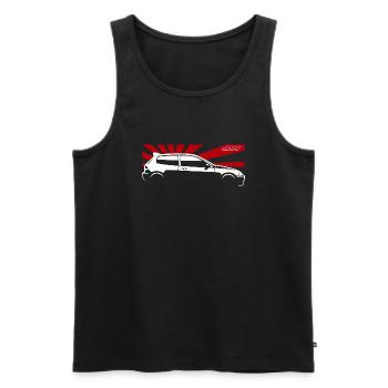 JDM EG6 Japan Domestic Market Car - Men's Premium Organic Tank Top - black - Front - Michal (187cm)