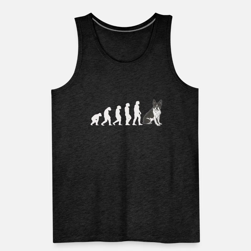 Evolution Boston Terrier Männer Premium Bio Tank Top