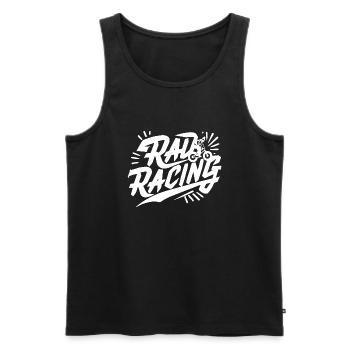 Rad Racing - Männer Premium Bio Tank Top - Schwarz - Vorne - Michal (187cm)