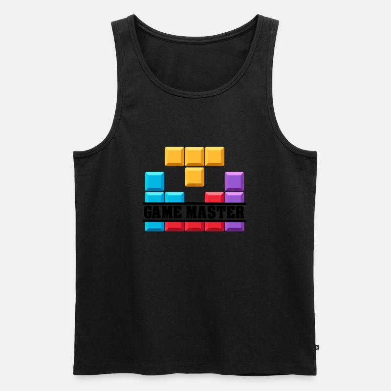 Spielleiter - Männer Premium Bio Tank Top - Schwarz