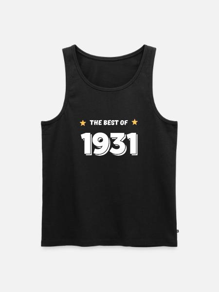 Best of 1931 - Men's Premium Organic Tank Top - black