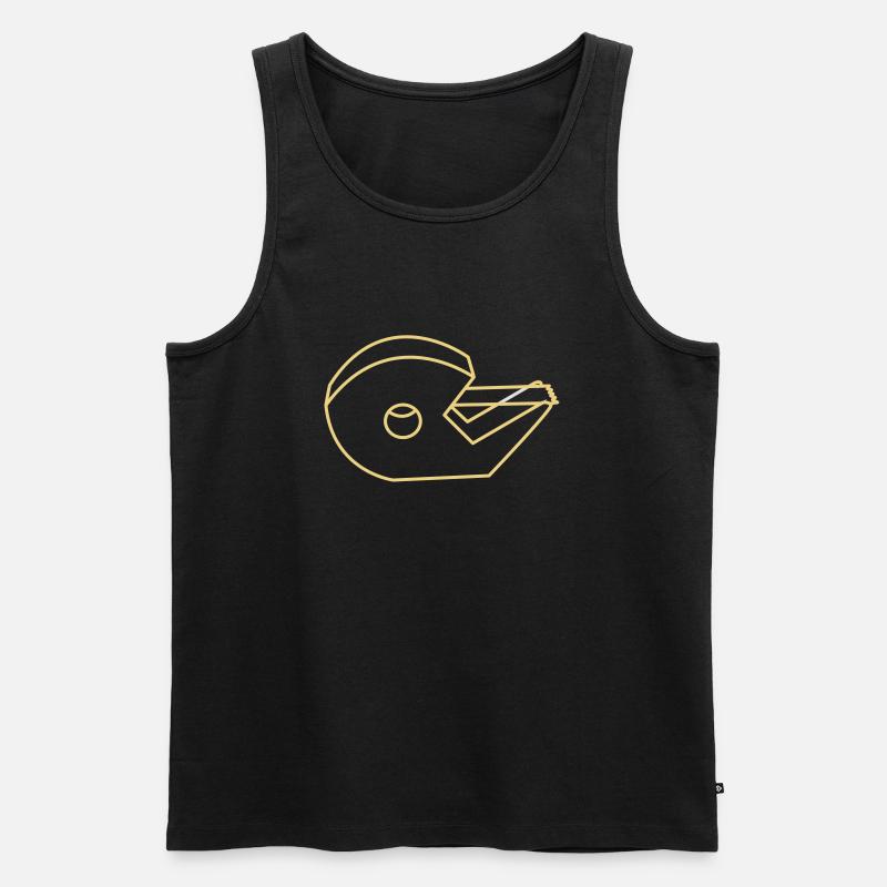 tesa - Männer Premium Bio Tank Top - Schwarz