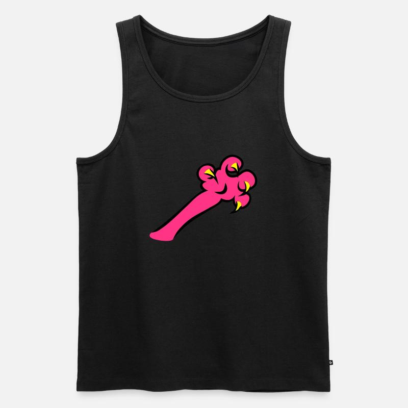 claws / Krallen (3c) - Männer Premium Bio Tank Top - Schwarz