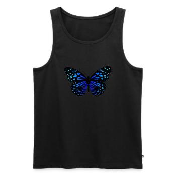 papillon - Débardeur bio Premium Homme - noir - Devant - Michal (187cm)